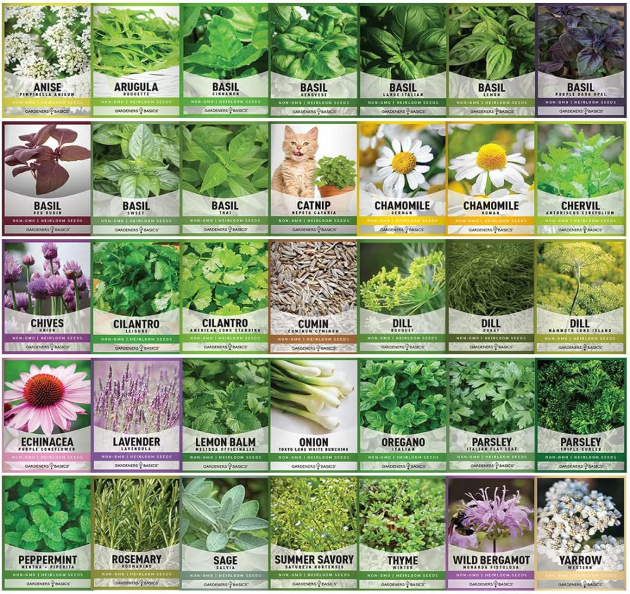 Gardening Gifts -Variety Seed Pack: Herb & Flower Seeds Plant Gifts For Sale Gardening Gifts -Variety Seed Pack: Herb & Flower Seeds Plant Gifts For Sale